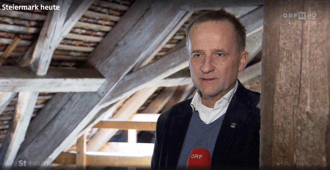 Josef Koenig Interview Dachstuhl Graz Alte Universitaet