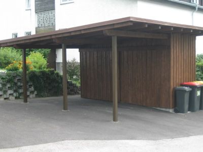 Carport mit Abstellraum