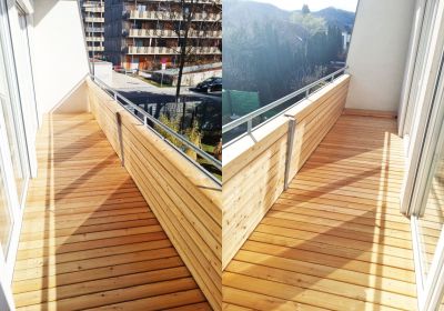 Holz-Balkone